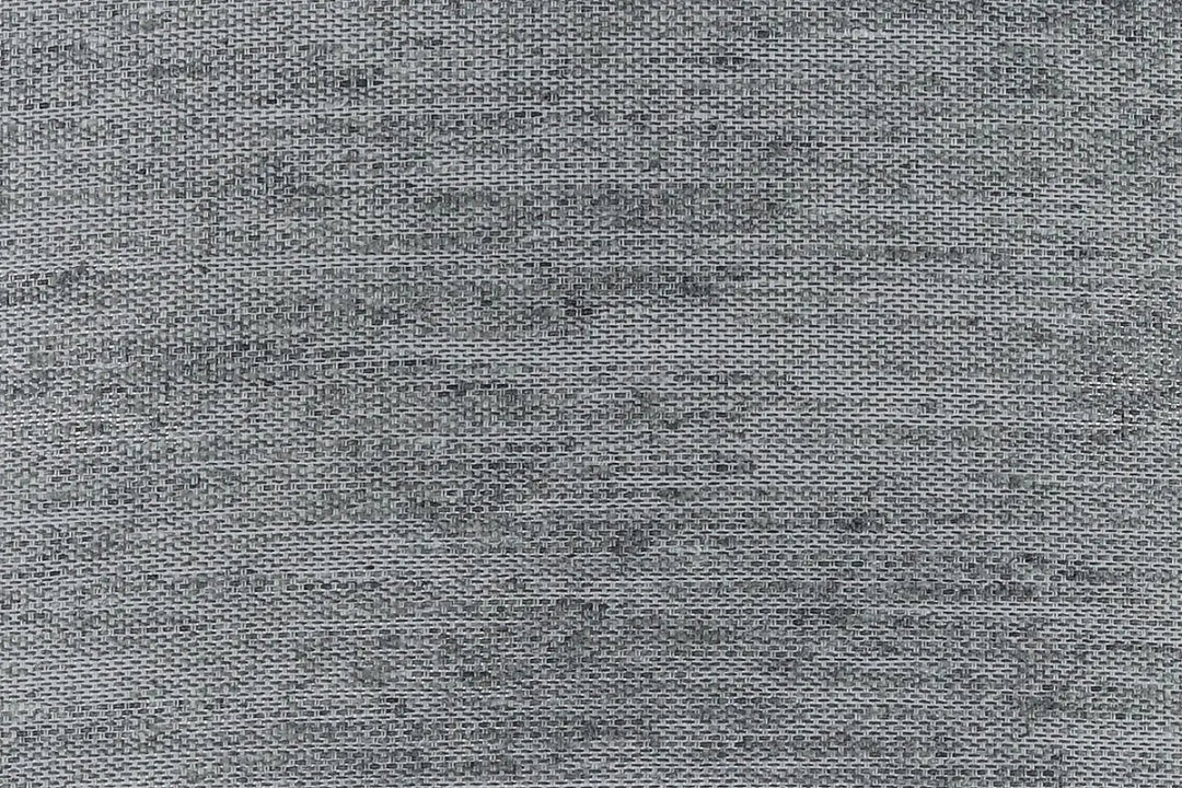 Plafonnier rond luminaire mesh en tissu gris béton avec motif texturé tissé interlacé gris béton
