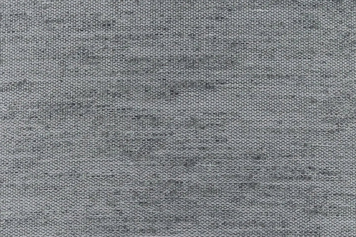 Plafonnier rond luminaire mesh en tissu gris béton avec motif texturé tissé interlacé gris béton