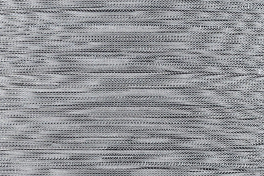 Plafonnier rond luminaire avec tissu gris en mesh à finition textile et motif régulier en losanges