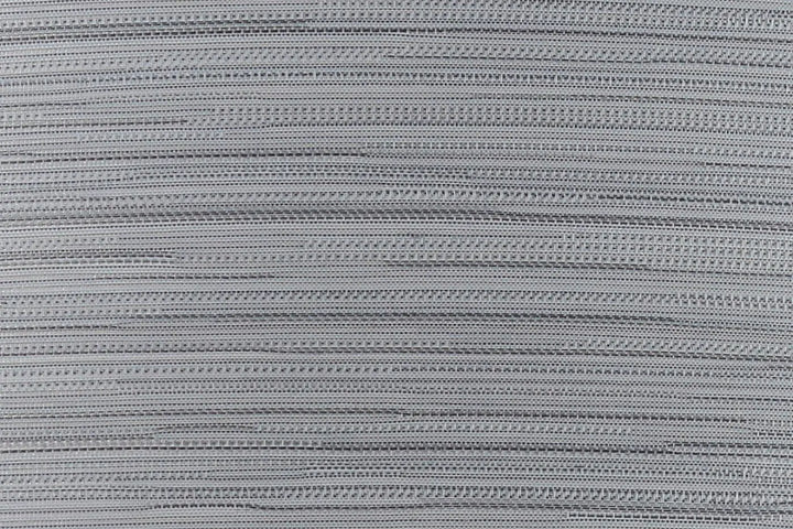 Plafonnier rond luminaire avec tissu gris en mesh à finition textile et motif régulier en losanges