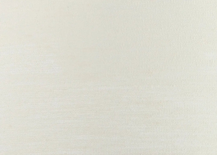 Luminaire plafonnier rond en tissu vanille avec revêtement mural en toile texturée vanille apporte élégance