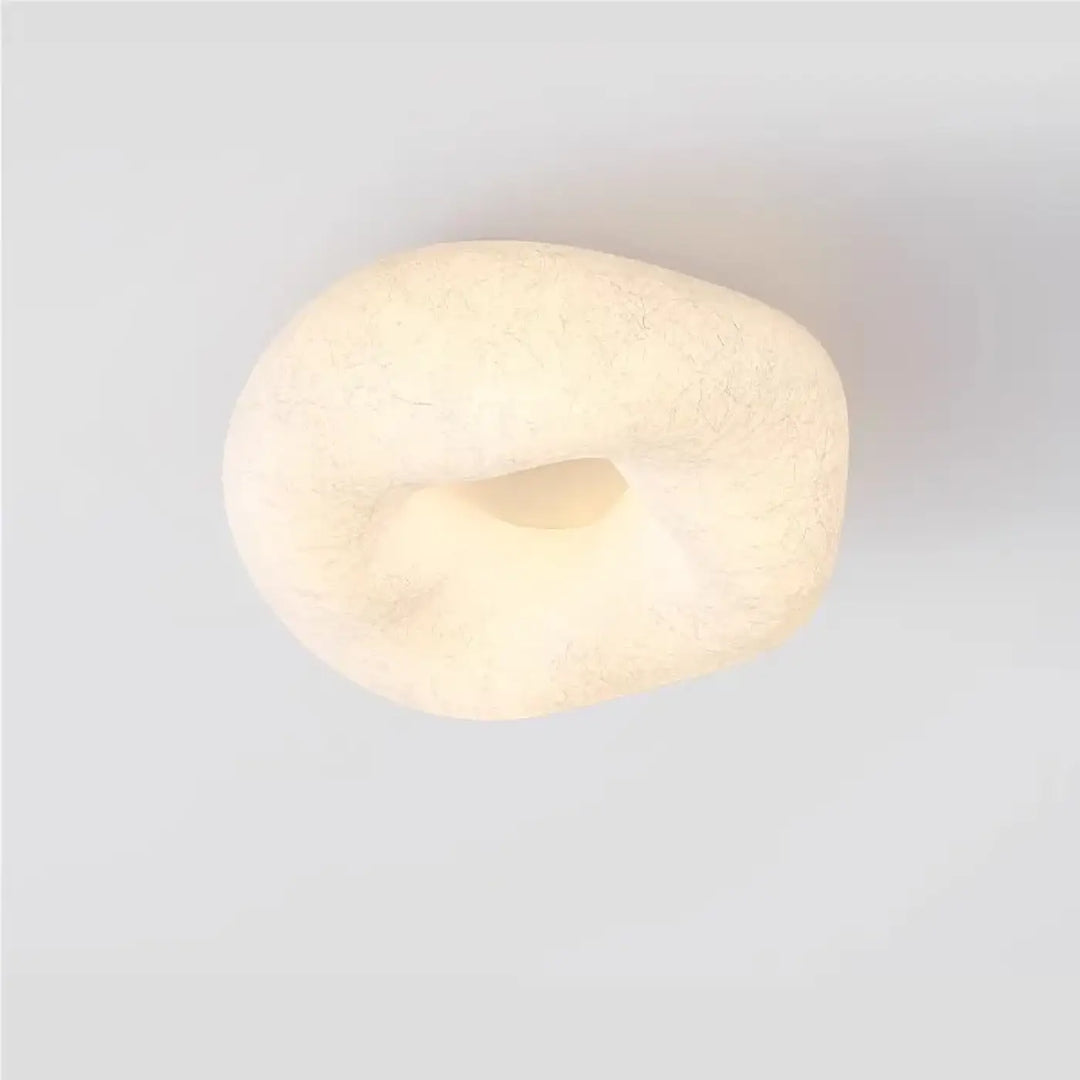 Plafonnier Sculptural En Forme Libre Style Nuage Crème

