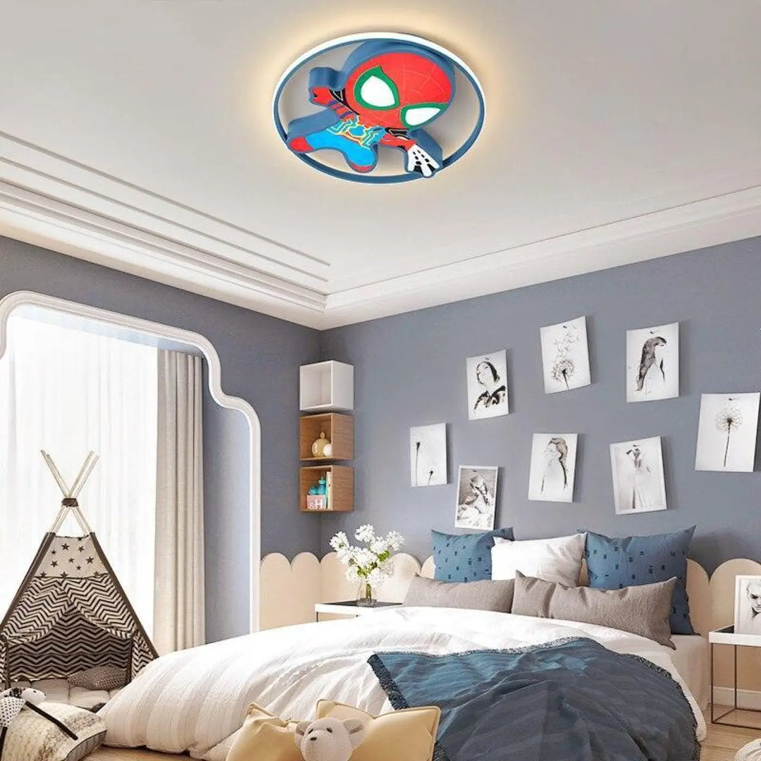 Luminaire Plafonnier Spiderman Design LED