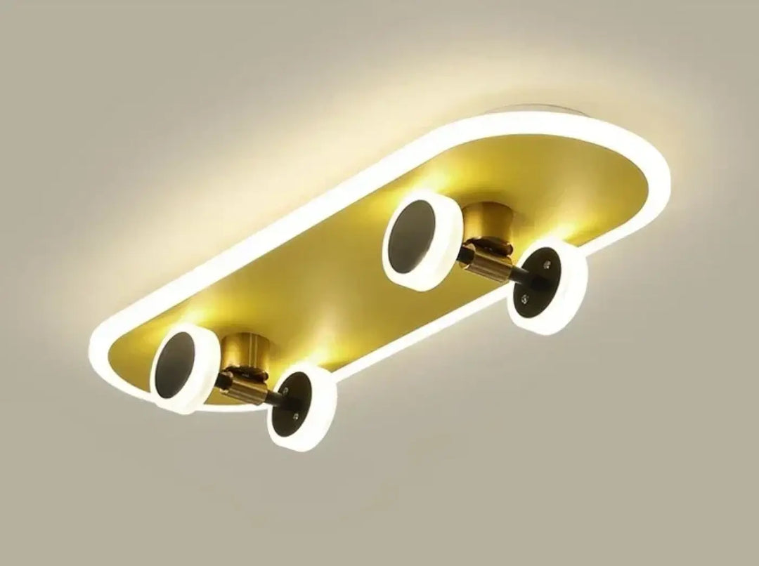 Creative Skateboard Ceiling Lights Nordic New Designer Children’s Room Lamps Modern Boy Girl Living Room Cartoon Decor