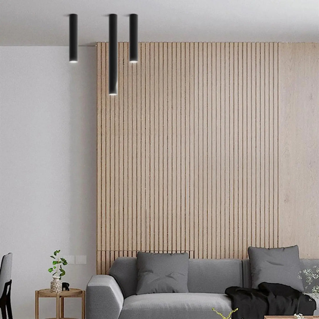 Plafonnier Tube LED Moderne en Aluminium