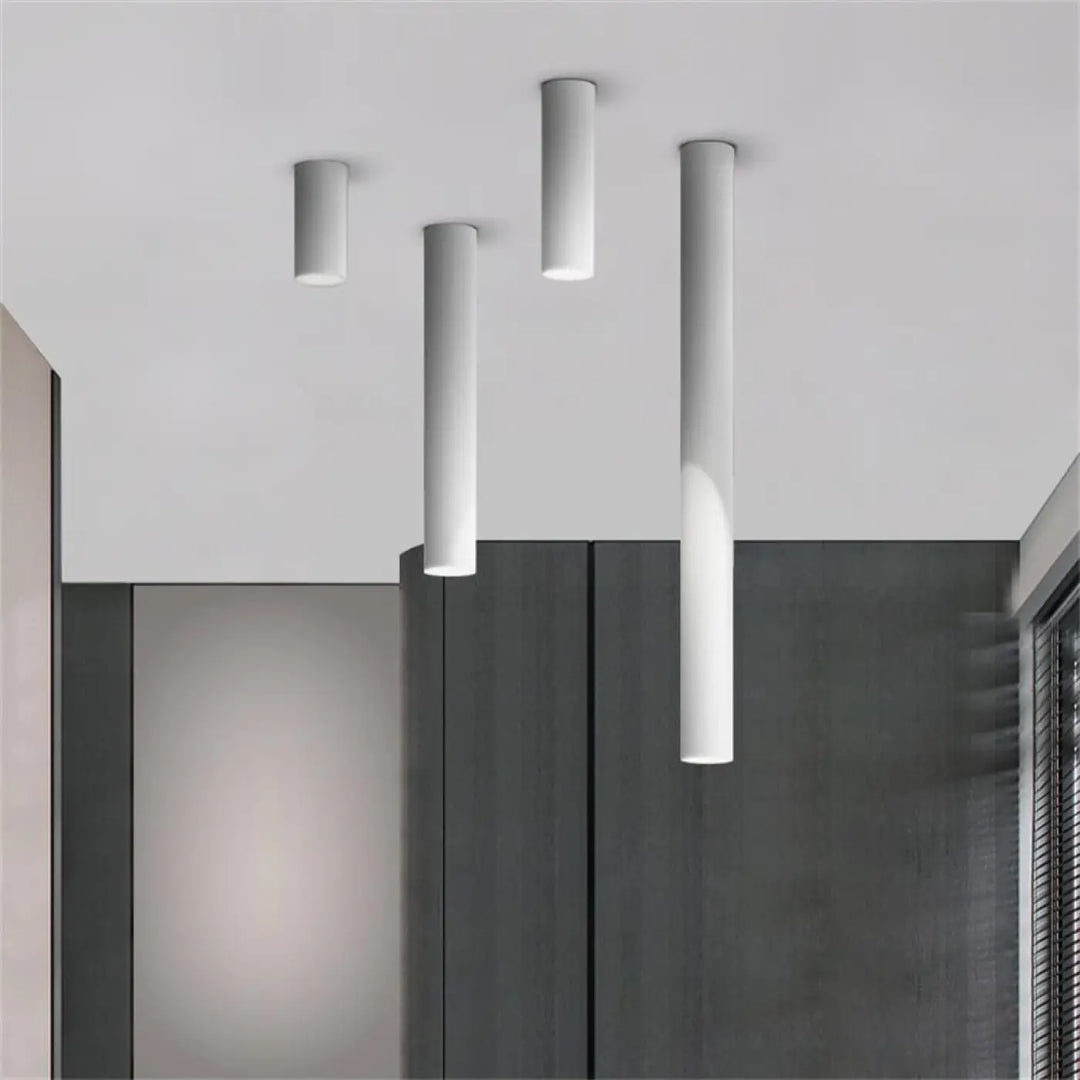 Plafonnier Tube LED Moderne en Aluminium