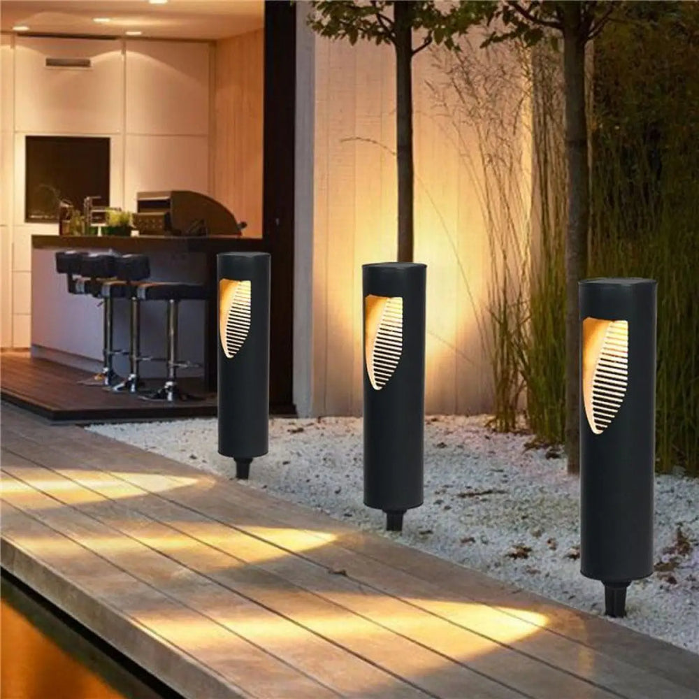 Poteau Pour Luminaire Extérieur Borne Noire