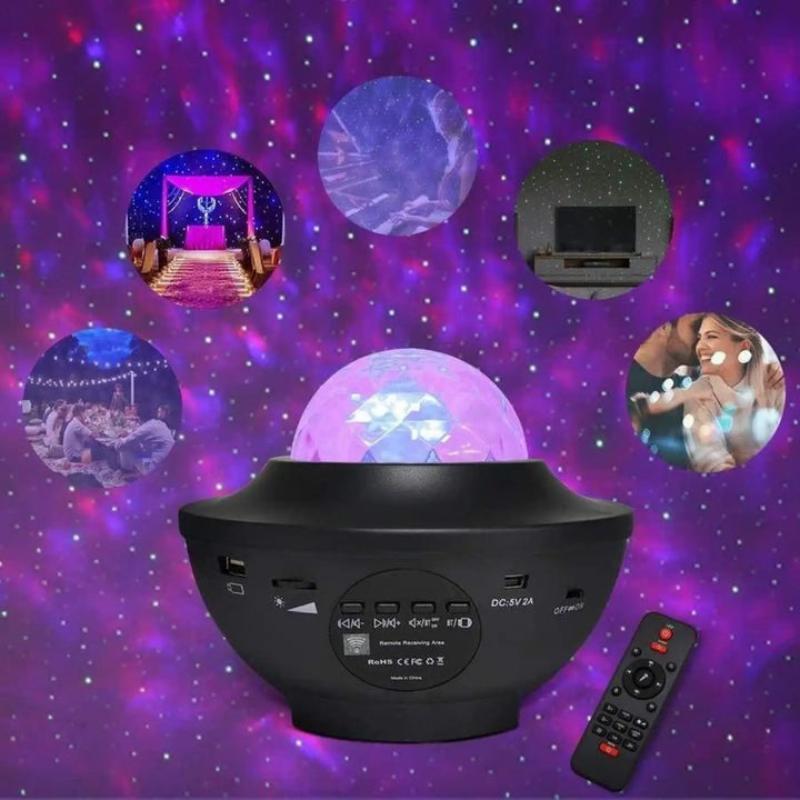 Projecteur Galaxie Lumineux Multicolore à LED en Acrylique