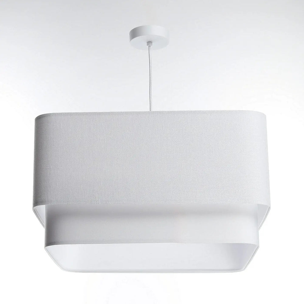 Pendant lamp Kwadro Duo – White