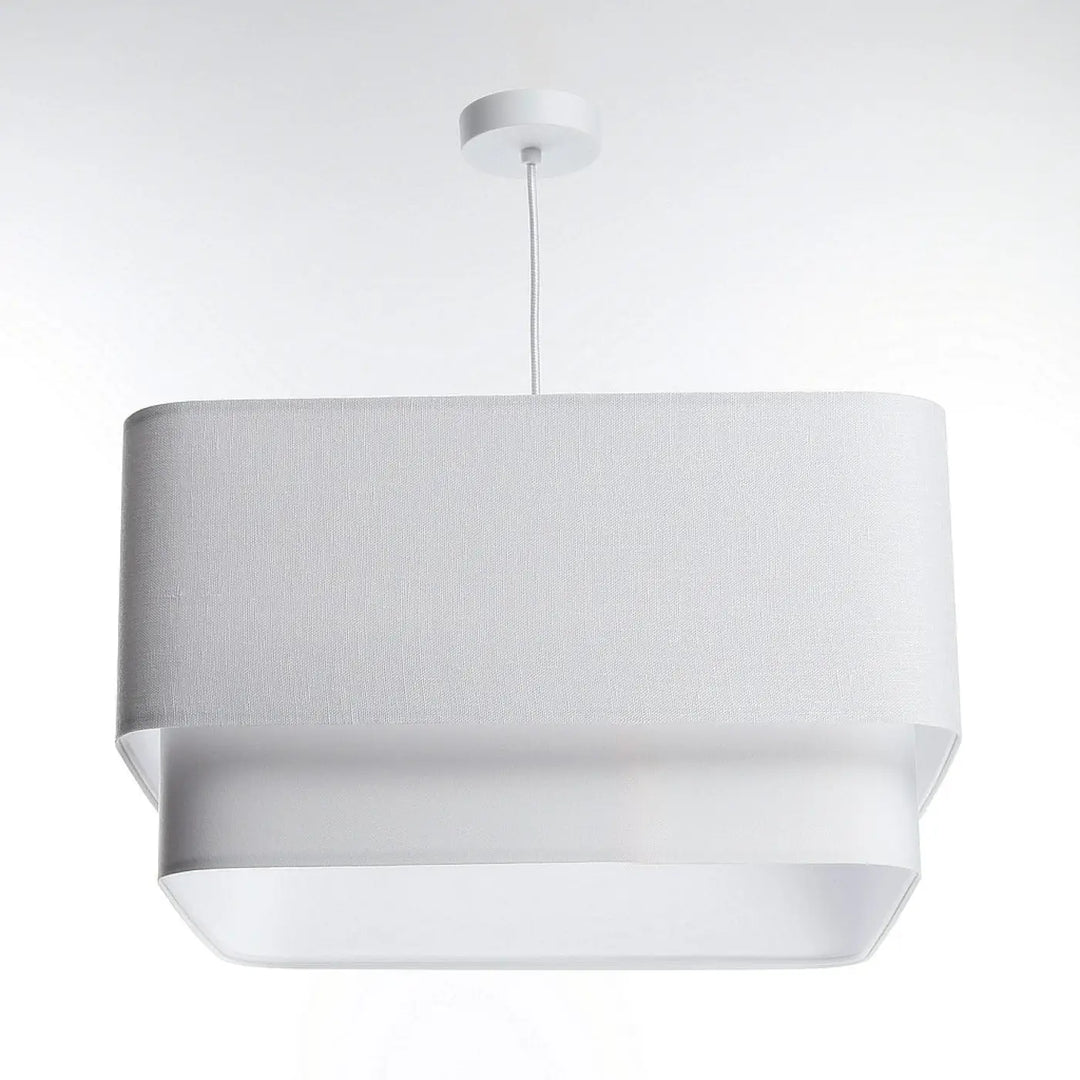 Pendant lamp Kwadro Duo – White