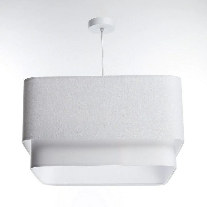 Pendant lamp Kwadro Duo – White