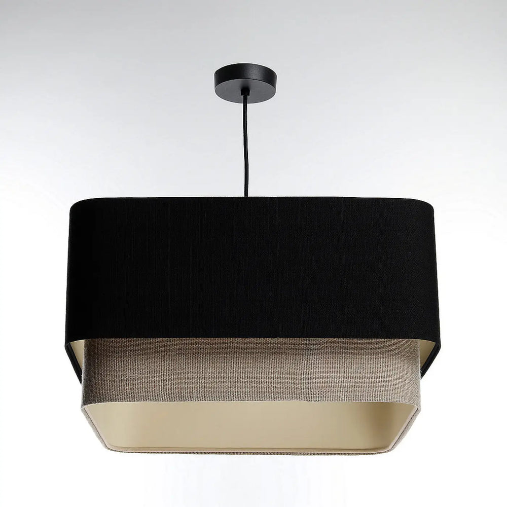 Pendant lamp Kwadro Duo – Black