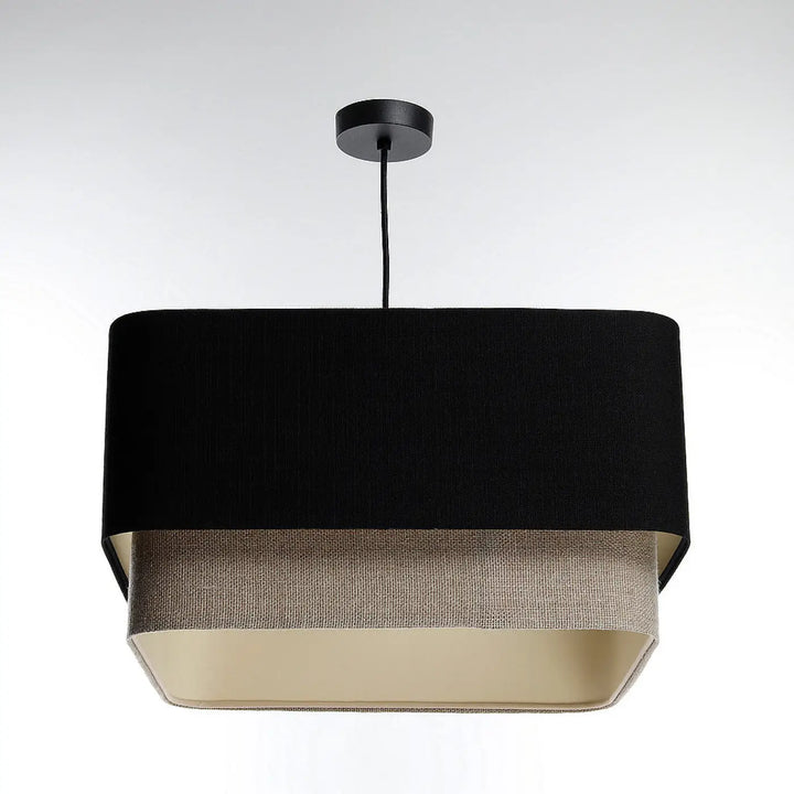 Pendant lamp Kwadro Duo – Black