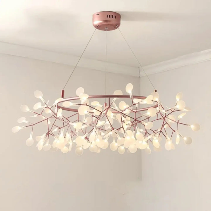 Suspension contemporain lumières design moderne élégant