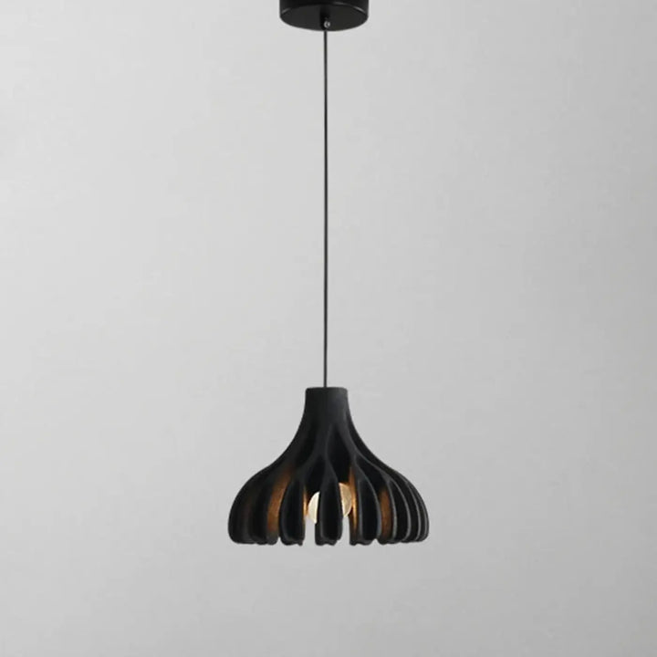 Suspension Contemporaine En Bois Et Couleur Chic Élégante
