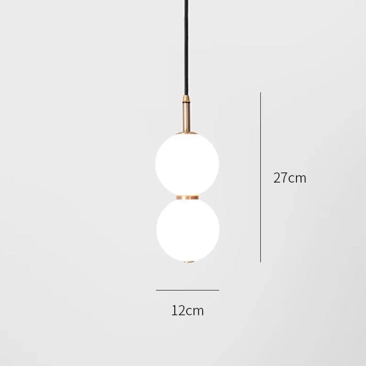 Suspension Contemporaine Globe Verre Transparent Élégante

