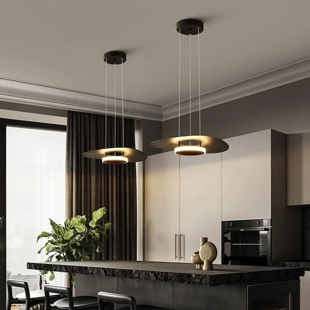 Suspension Cuisine Industriel Double Disque
