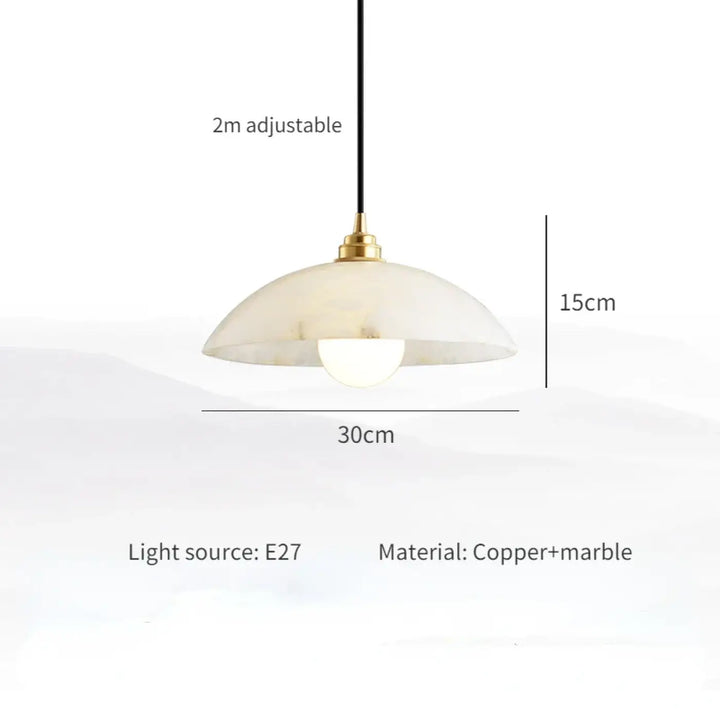 Suspension en marbre élégance minimaliste style raffiné