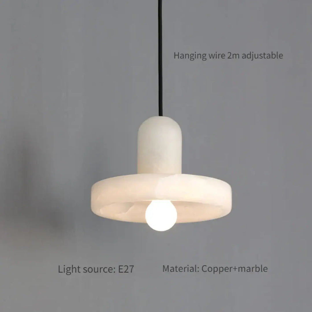 Suspension en marbre élégance minimaliste style raffiné