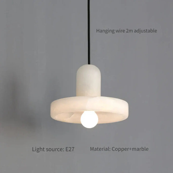 Suspension en marbre élégance minimaliste style raffiné