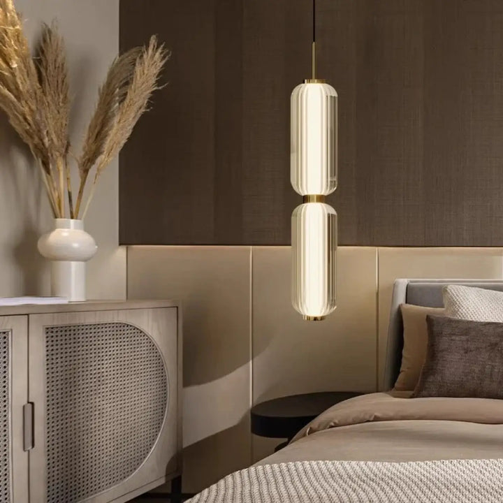 American Light Luxury Hotel Living Room Chandelier High-grade Nordic Restaurant Staircase Combination Small