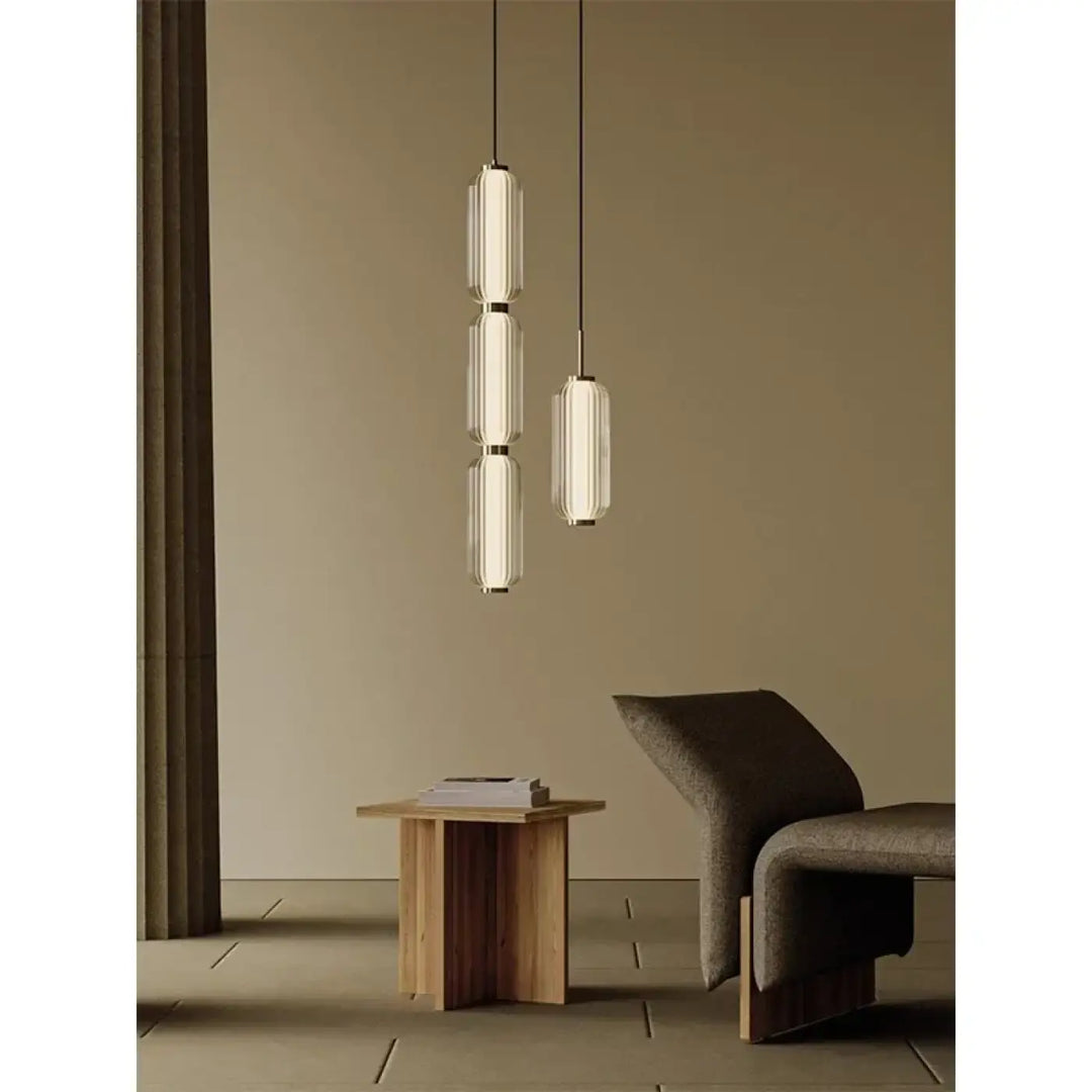 American Light Luxury Hotel Living Room Chandelier High-grade Nordic Restaurant Staircase Combination Small