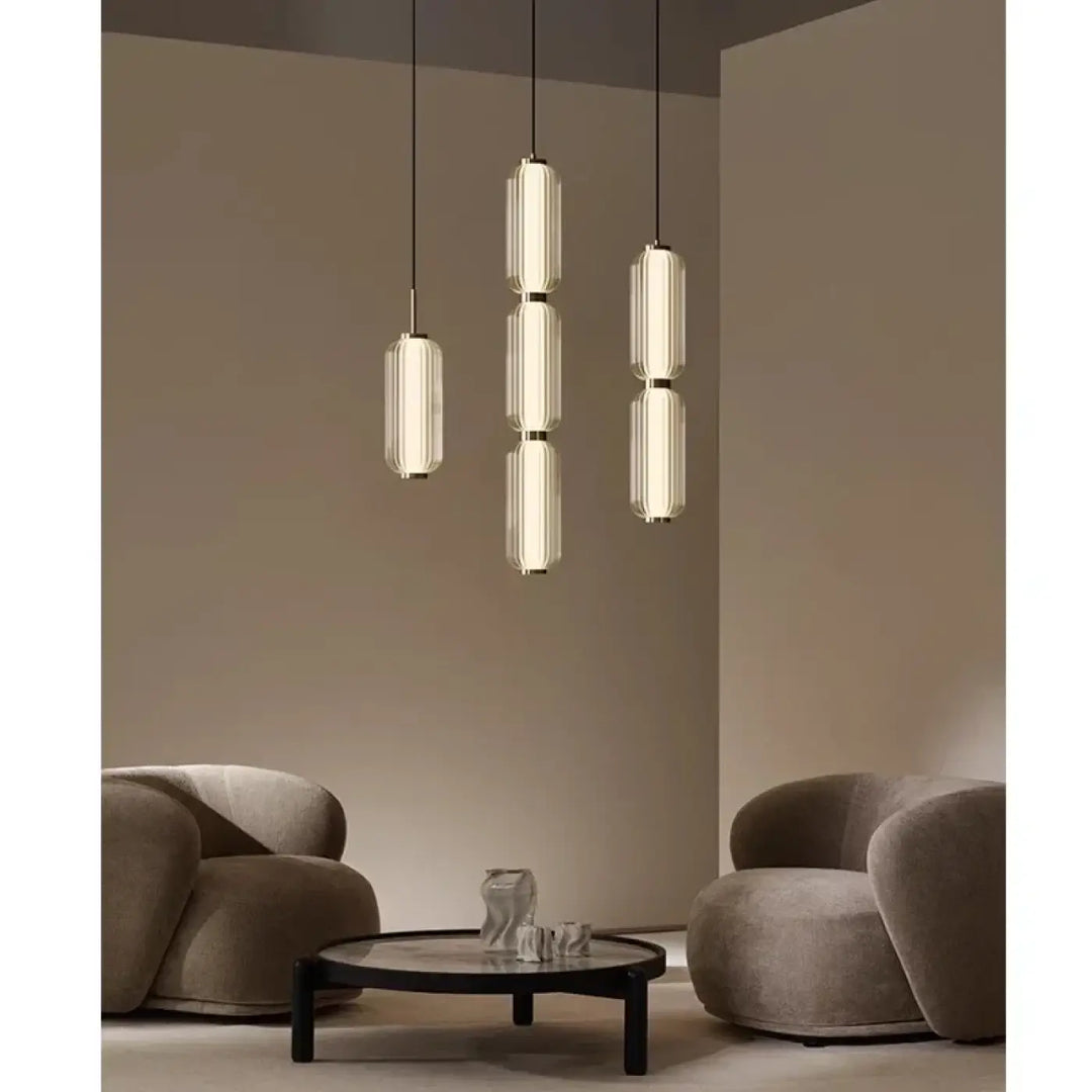 American Light Luxury Hotel Living Room Chandelier High-grade Nordic Restaurant Staircase Combination Small