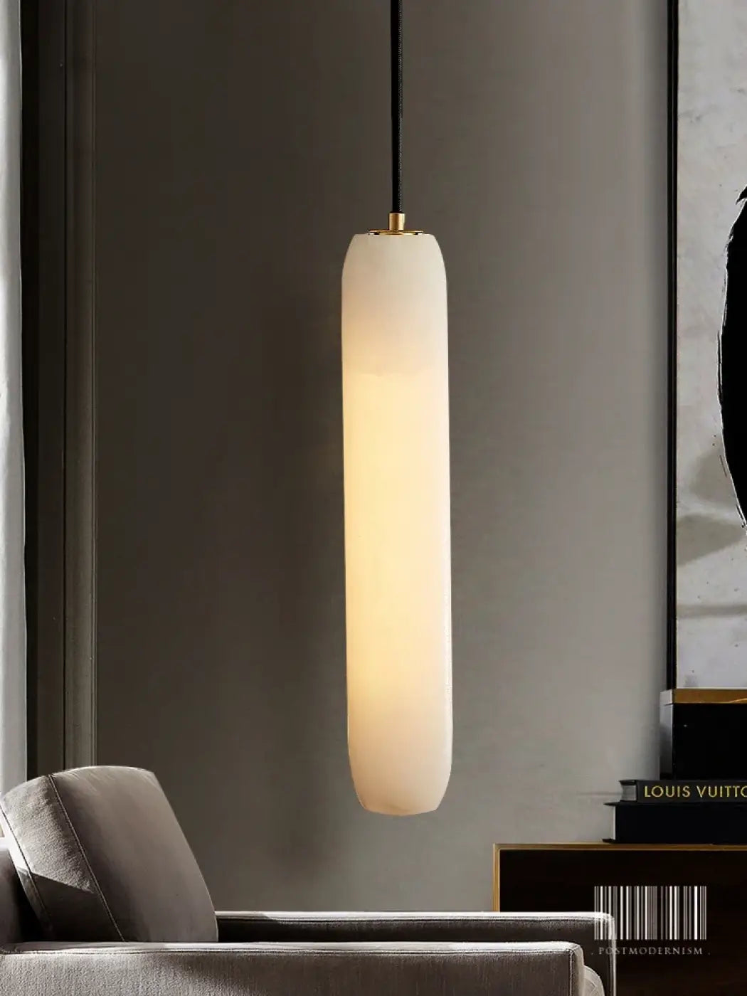 Modern and Minimalist All Copper Natural Marble Chandelier Suitable for Bedroom Bedside Study Balcony Restaurant E14