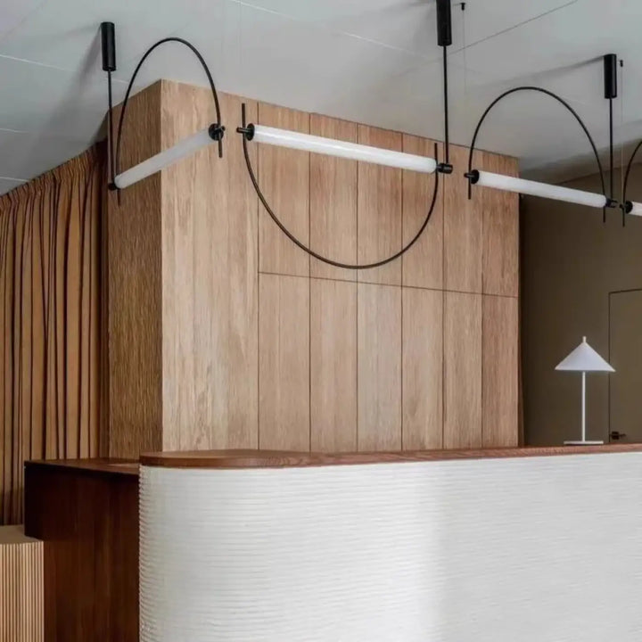 Suspension décorative design géométrique moderne