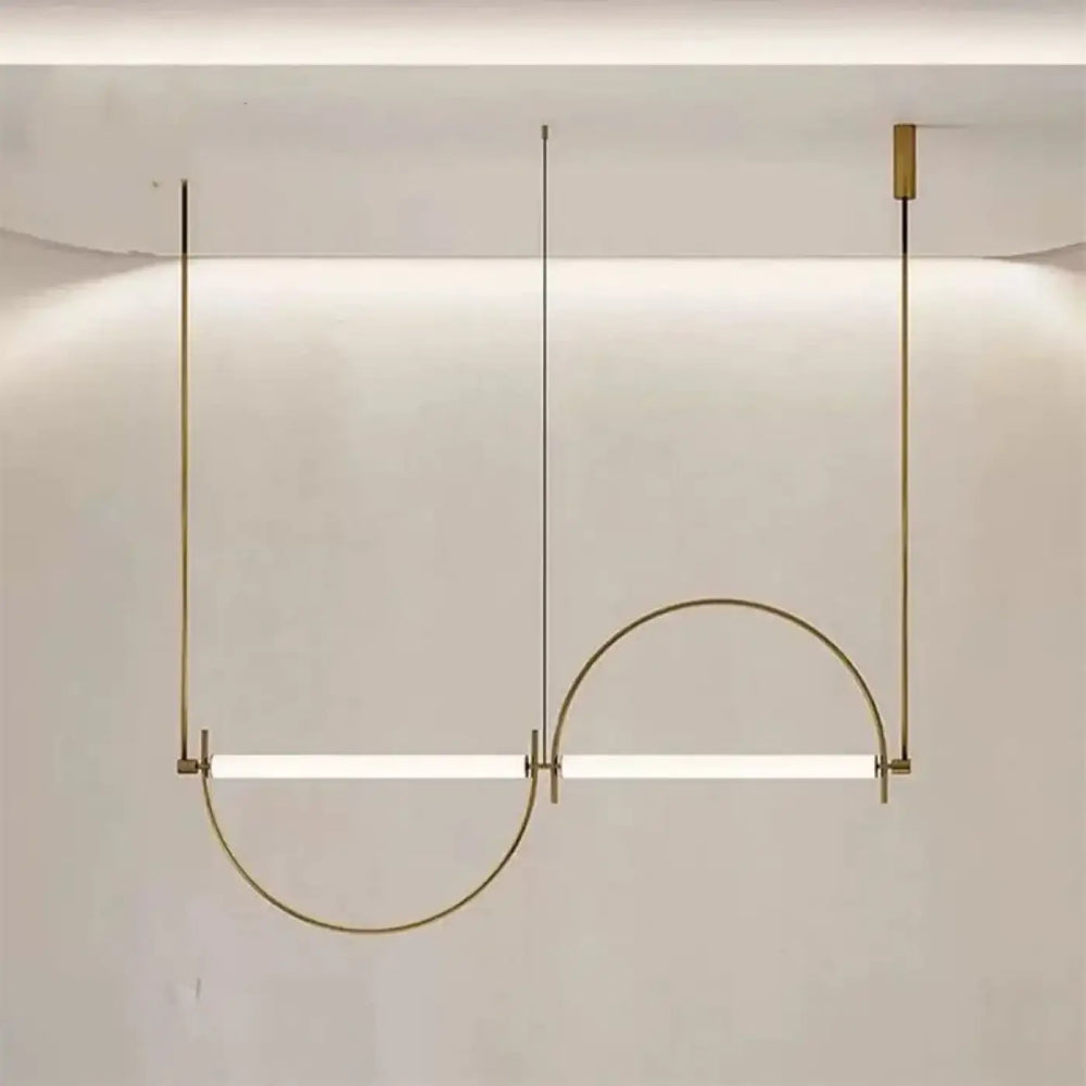 Suspension décorative design géométrique moderne