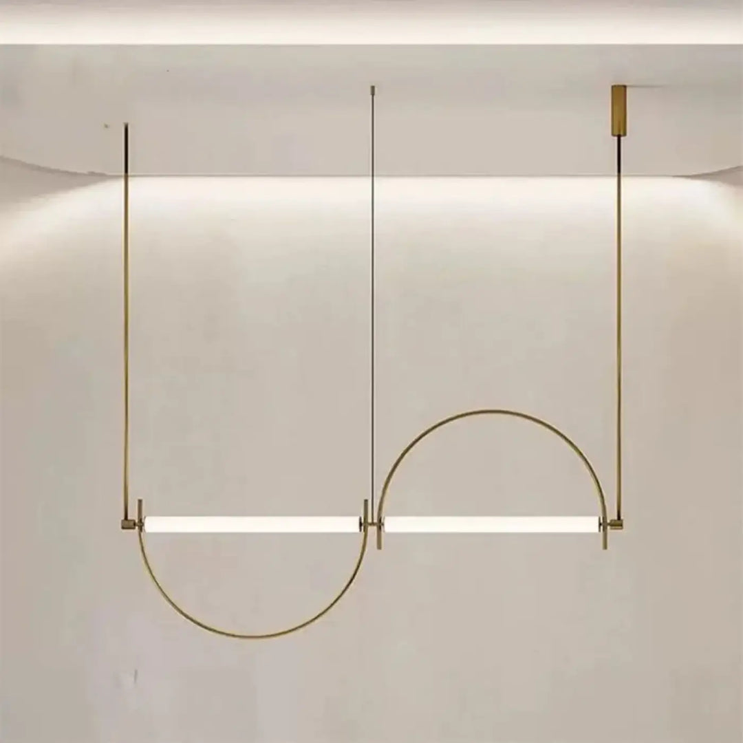 Suspension décorative design géométrique moderne