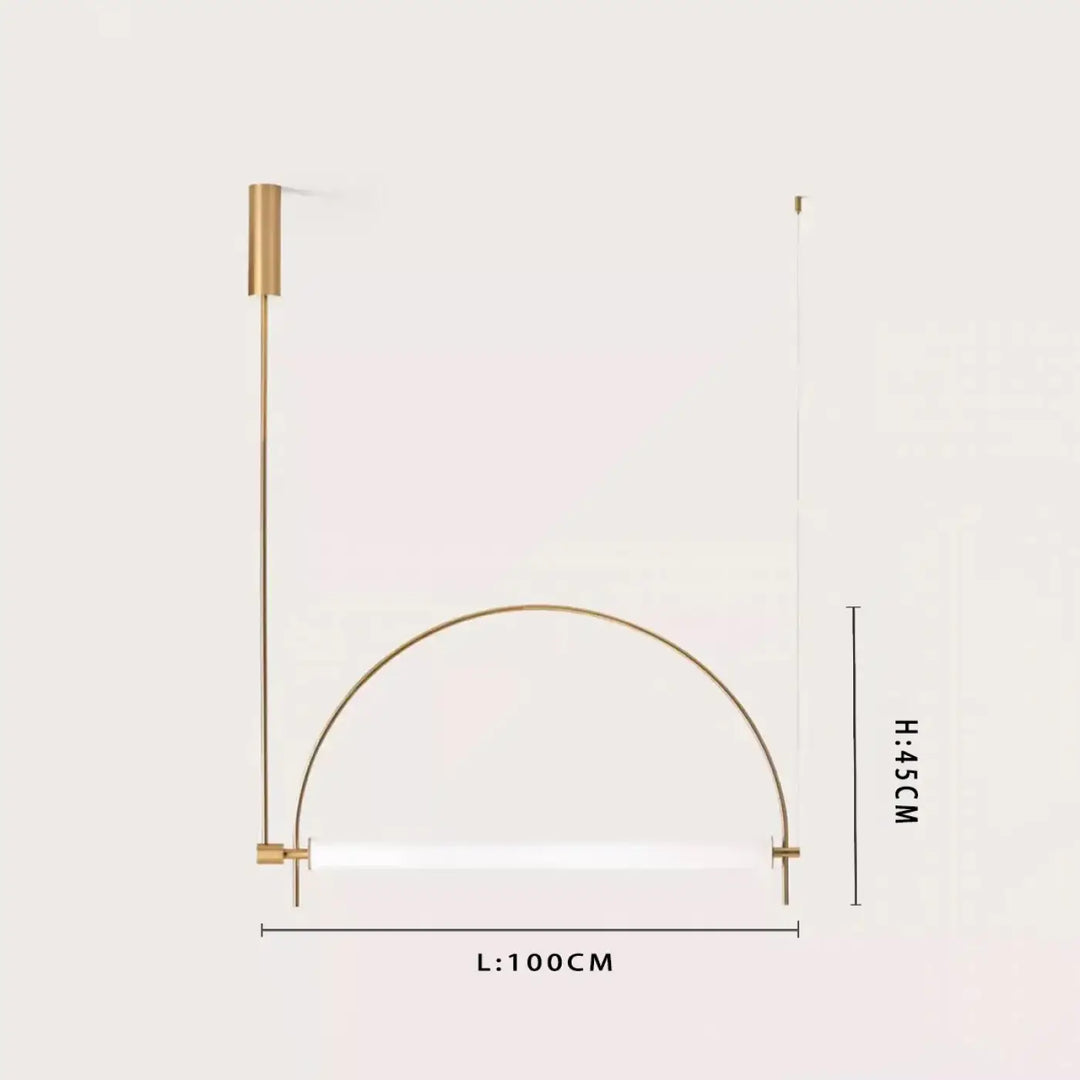Suspension décorative design géométrique moderne