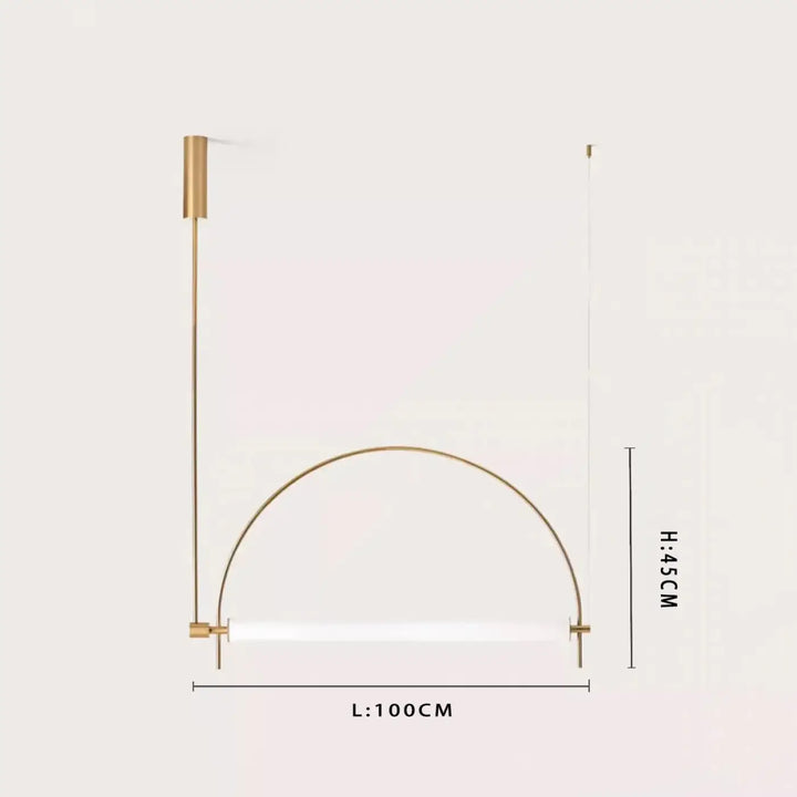 Suspension décorative design géométrique moderne