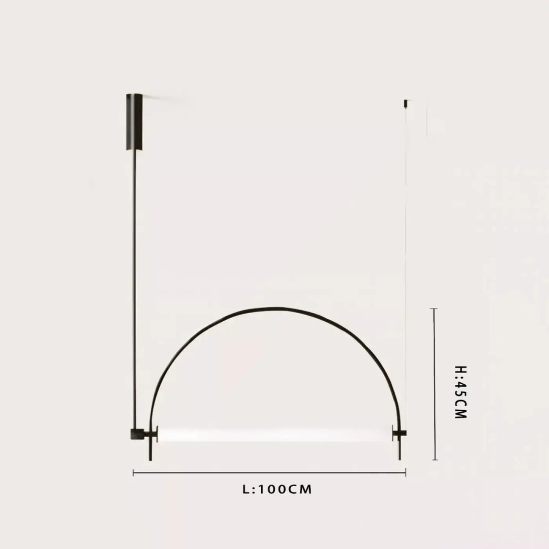 Suspension décorative design géométrique moderne