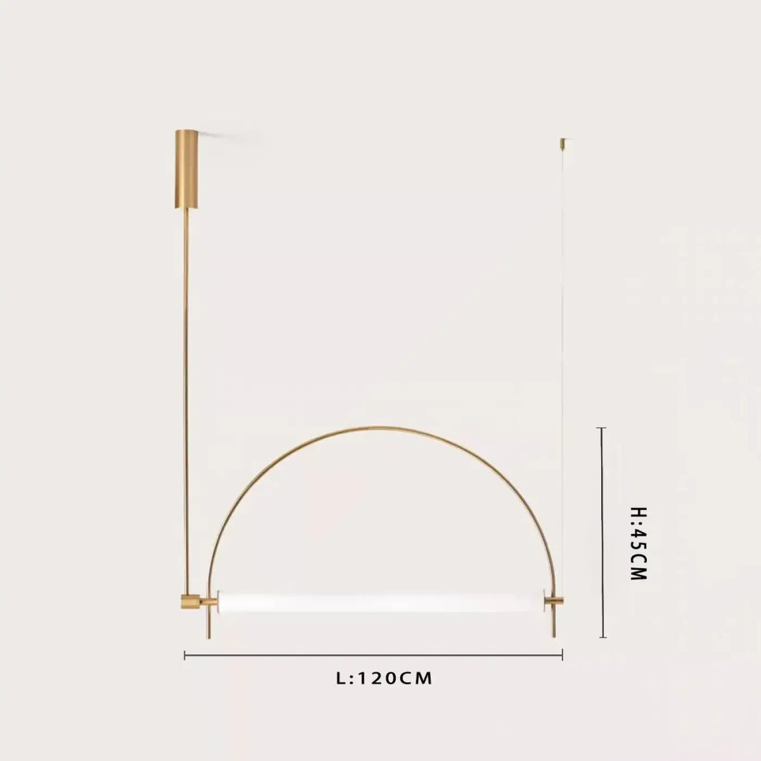 Suspension décorative design géométrique moderne