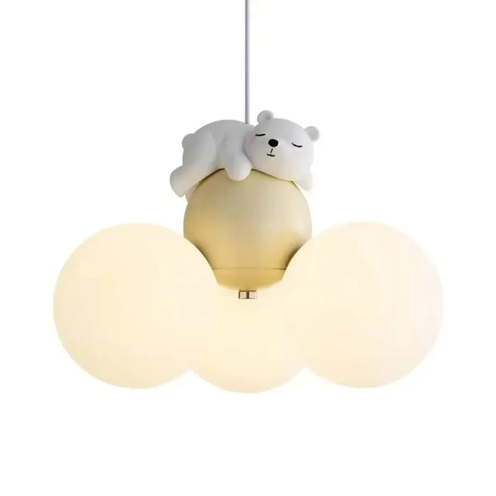 Suspension décorative enfant en forme de nuage style doux