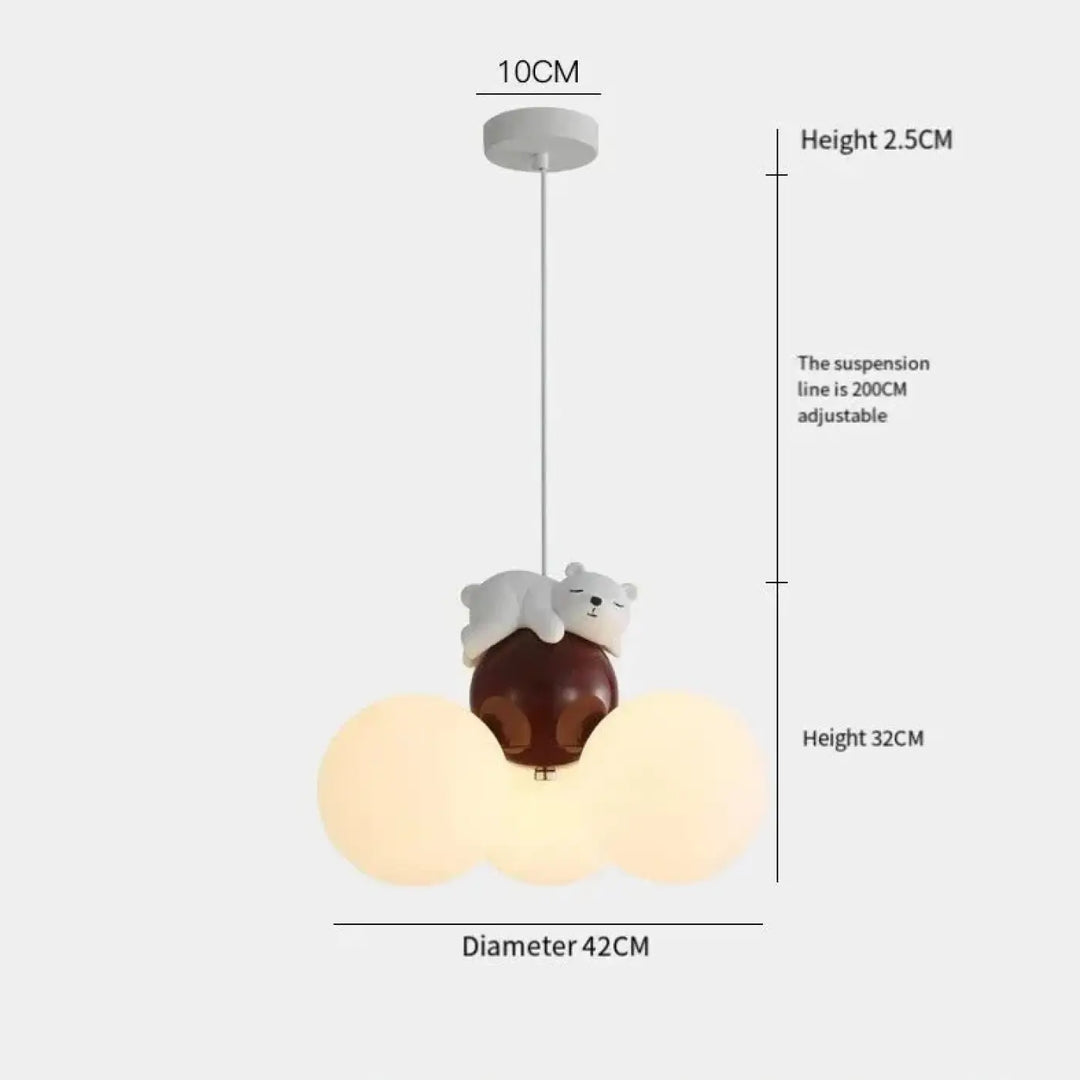 Suspension décorative enfant en forme de nuage style doux