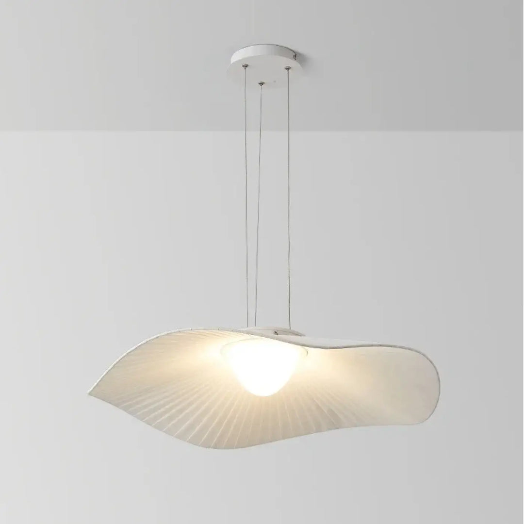 Suspension blanc tissu métal style aérien décoration chic