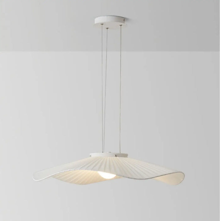Suspension blanc tissu métal style aérien décoration chic
