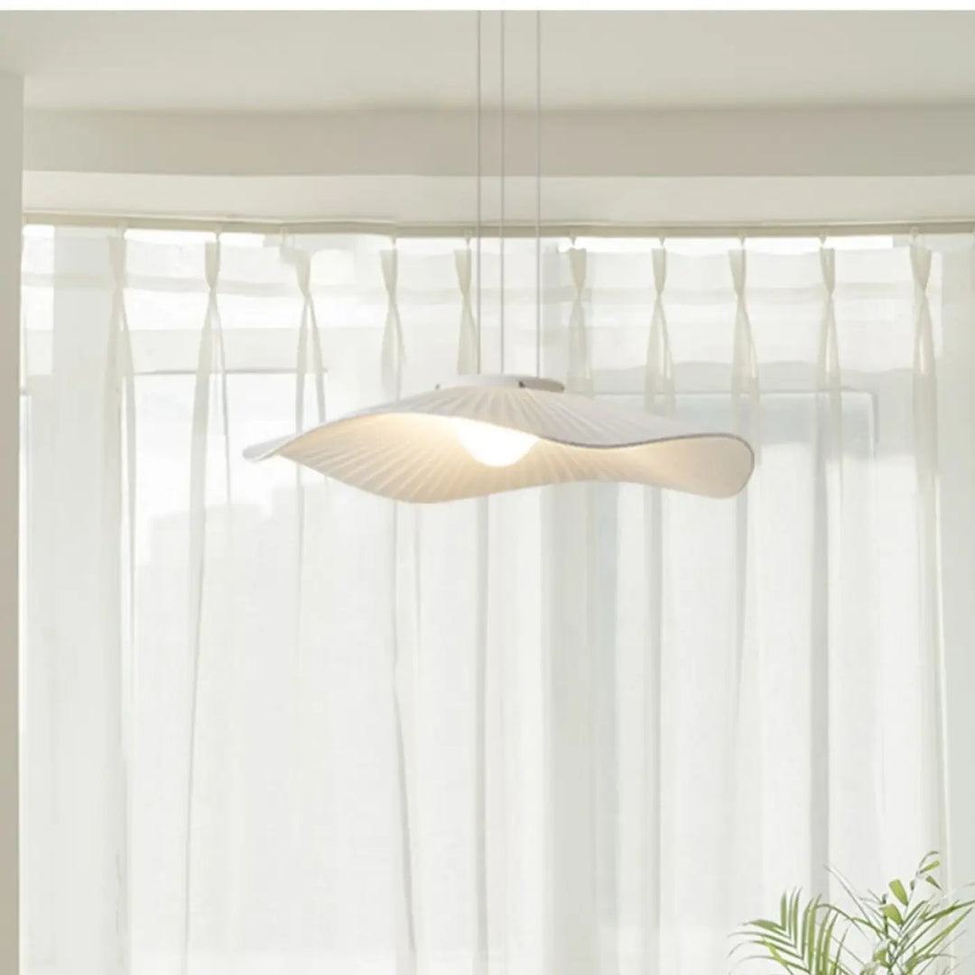 Suspension blanc tissu métal style aérien décoration chic