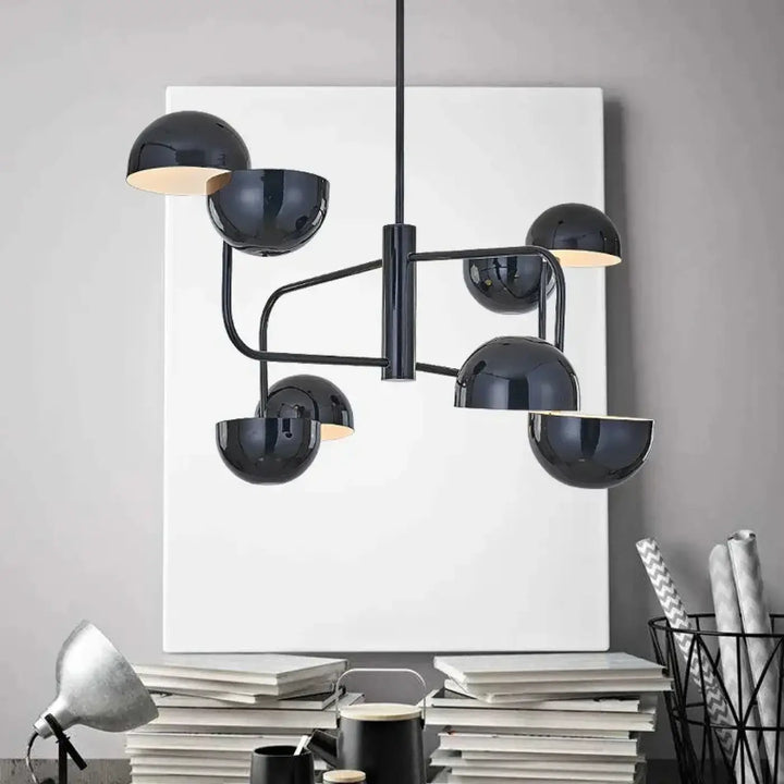 Suspension Design Boules Chromées Effet Miroir Contemporain