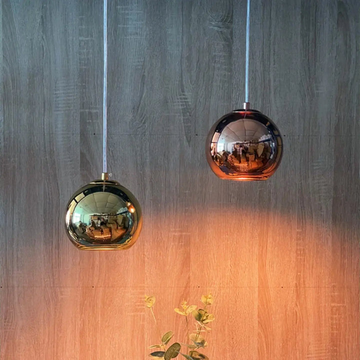 Suspension design contemporaine en verre style élégant