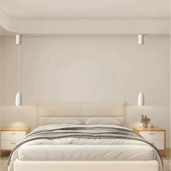 Suspension Design Cylindrique Moderne Couleurs Avec Intérieur Doré