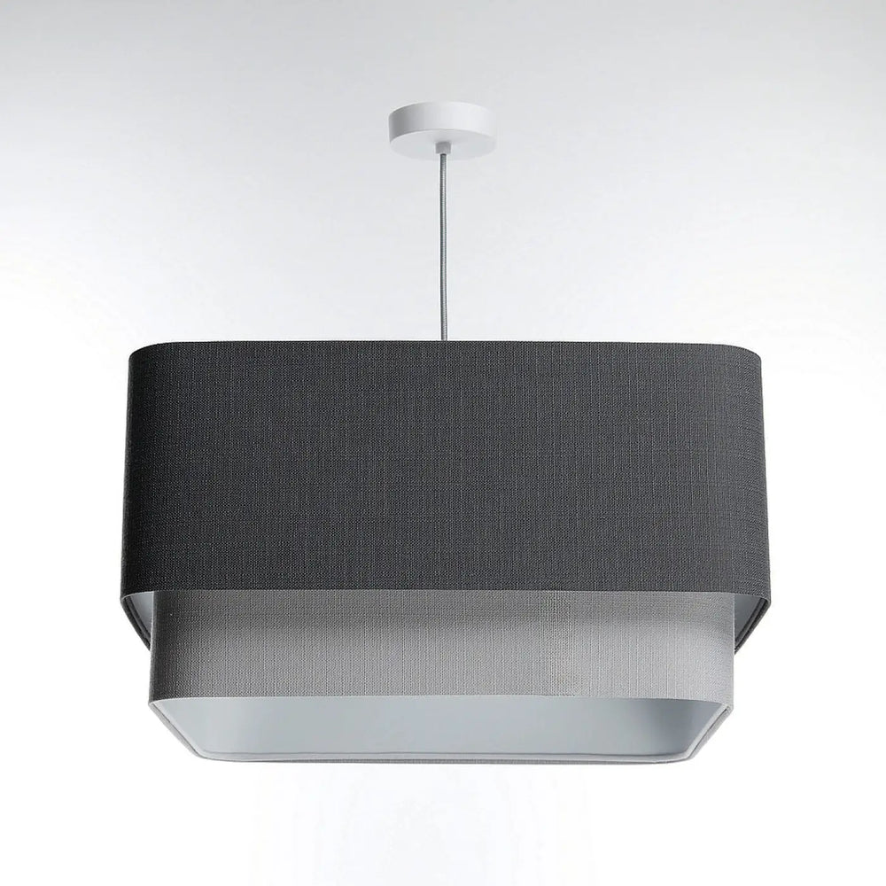 Pendant lamp Kwadro Duo – Graphite