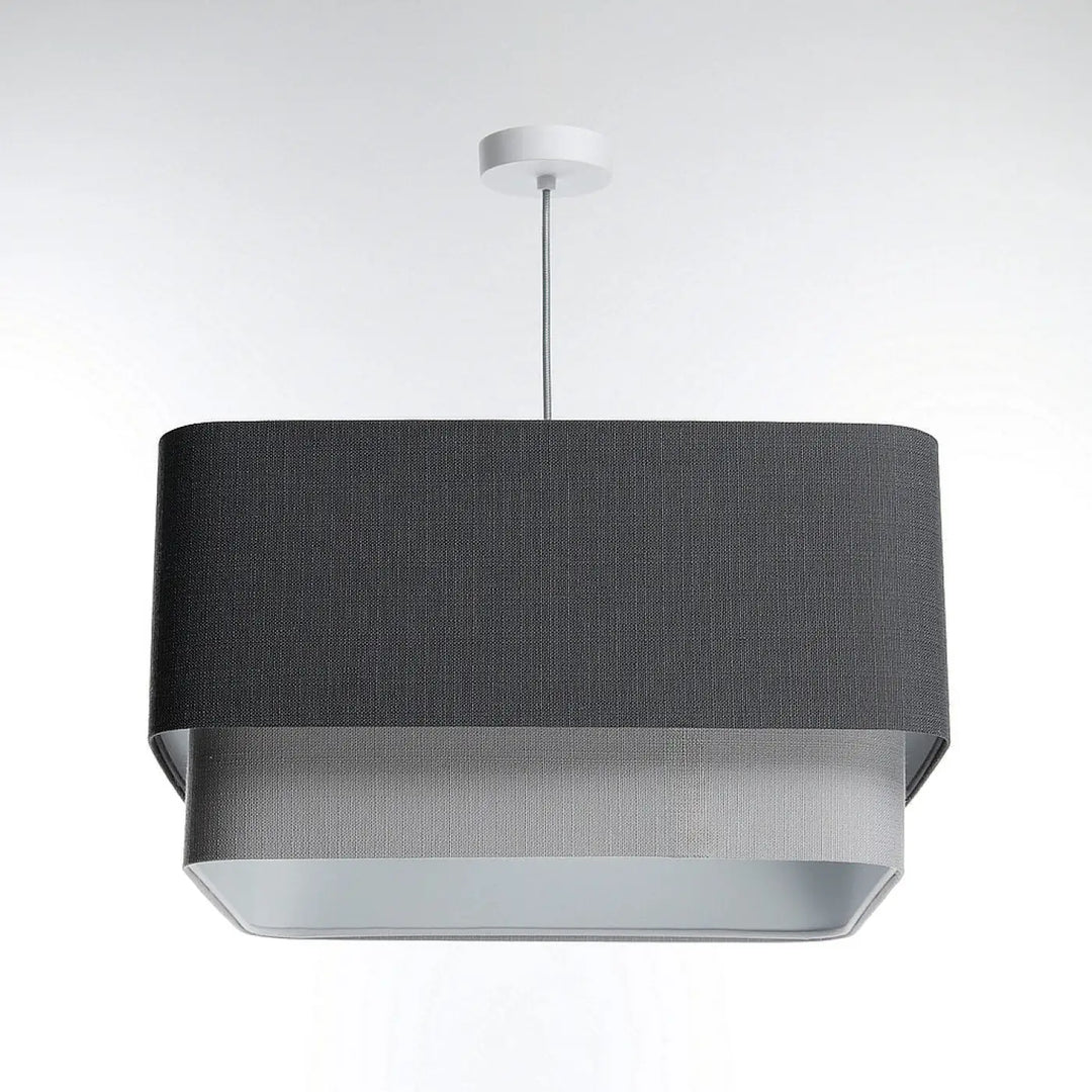 Pendant lamp Kwadro Duo – Graphite