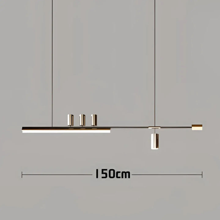 Suspension design led linéaire éclairage architecte chic