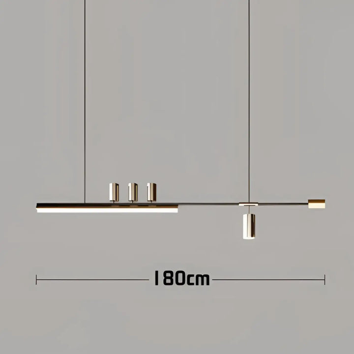 Suspension design led linéaire éclairage architecte chic