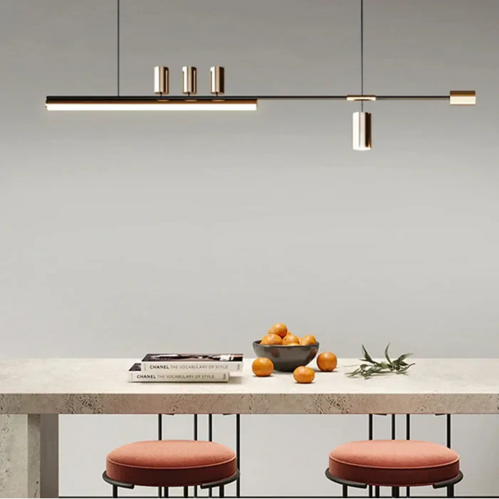Suspension design led linéaire éclairage architecte chic