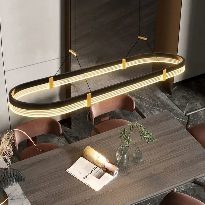Suspension design led style contemporain élégance
