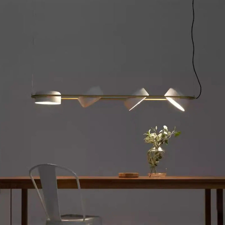 Suspension design led linéaire contemporaine épurée élégant